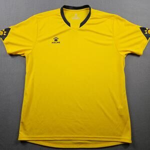 Kelme Soccer Jersey Yellow Blank Size 3XL USA
